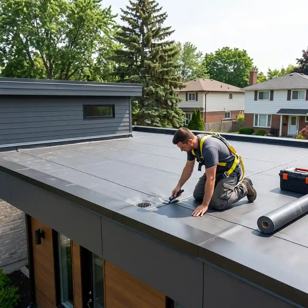 Flat roof maintenance