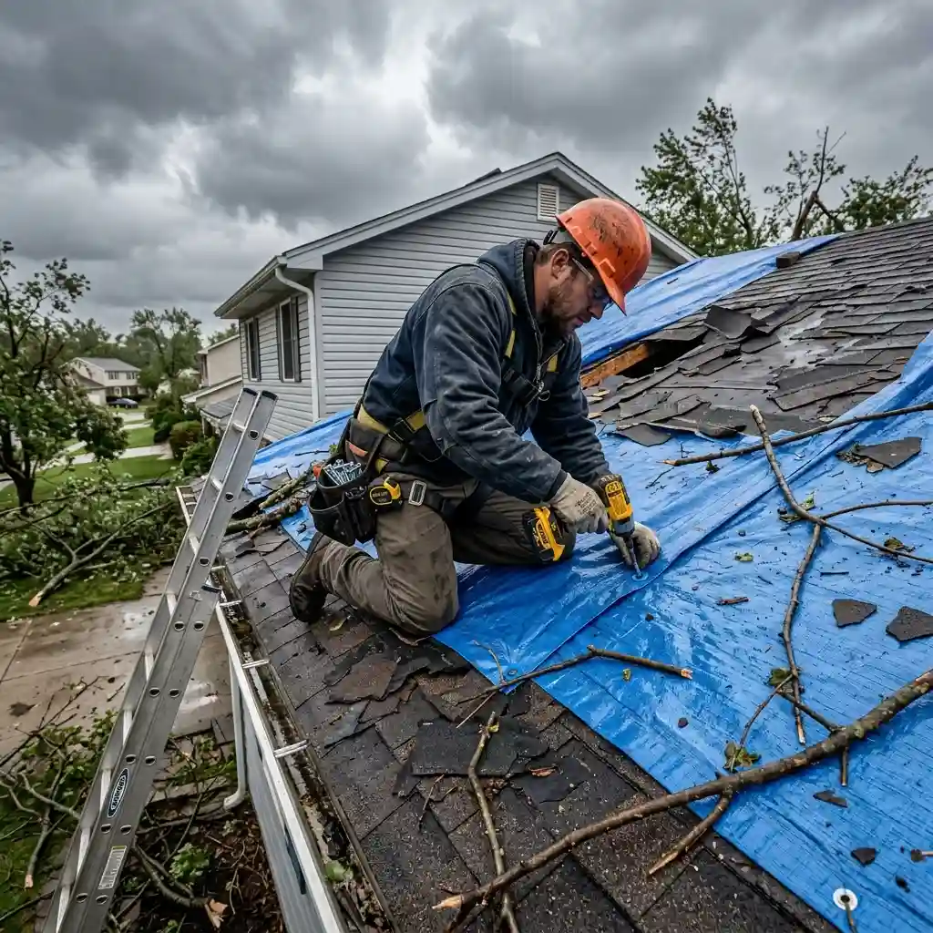 Emergency Roof Tarping